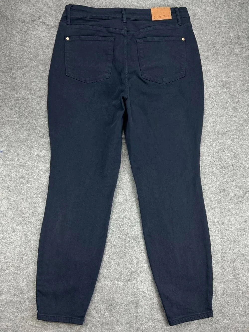 Judy‎ Blue Garment Dyed Skinny Jeans Womens 14W Black Denim Stretch High Rise